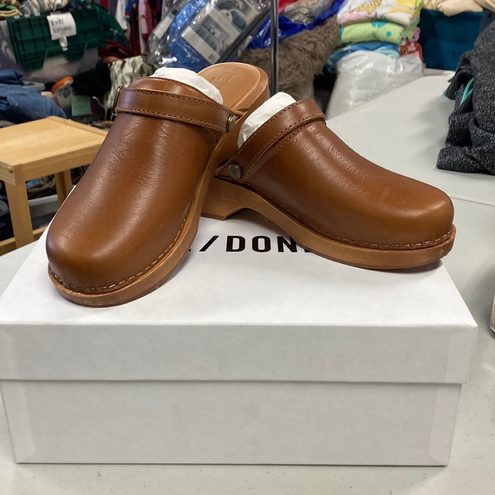 Re/done 70s Classic Clogs NIB